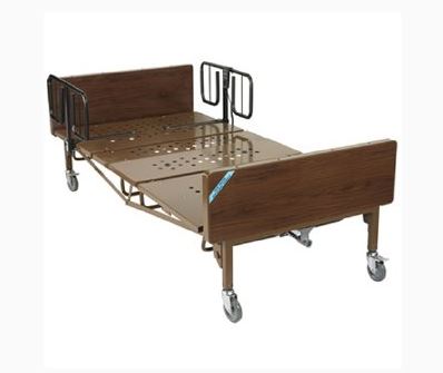 Full-Electric Hospital Bed with Half Rail