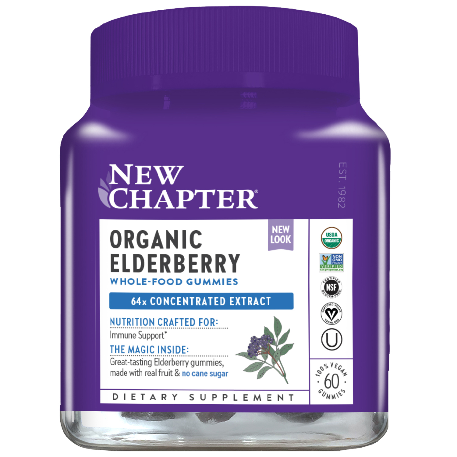 Organic Elderberry Whole Food Gummy